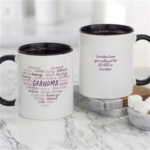 Grateful Heart Personalized Coffee Mug 11oz Black - 34657-B