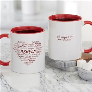 Grateful Heart Personalized Coffee Mug 11oz Red - 34657-R