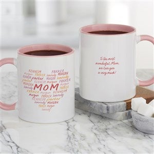 Grateful Heart Personalized Coffee Mug 11oz Pink - 34657-P
