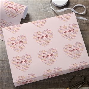 Grateful Heart Personalized Wrapping Paper Roll - 34678