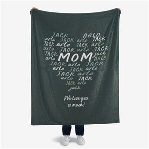 Grateful Heart Personalized 50x60 Plush Fleece Blanket - 34679-F