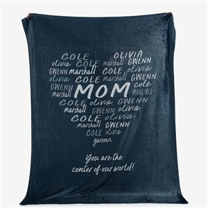 Grateful Heart Personalized 60x80 Plush Fleece Blanket - 34679-L