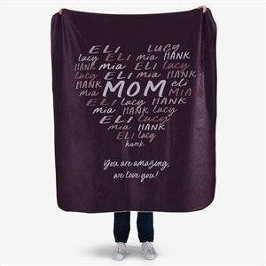 Grateful Heart Personalized 50x60 Sherpa Blanket - 34679-S