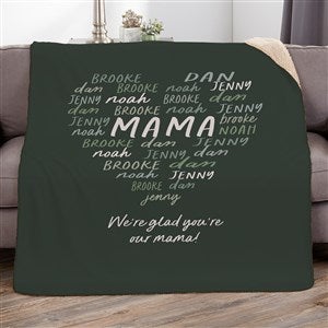 Grateful Heart Personalized 50x60 Sherpa Blanket - 34679-S