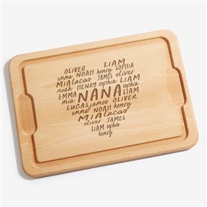 Grateful Heart Personalized Maple Cutting Board 12x17 - 34683