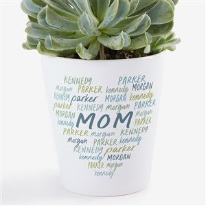 Grateful Heart Personalized Mini Flower Pot - 34691