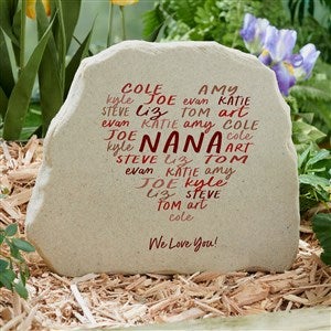 Grateful Heart Personalized Standing Garden Stone - 34700