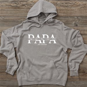 Our Dad Personalized Hanes Adult ComfortWash Hoodie - 34732-CWHS