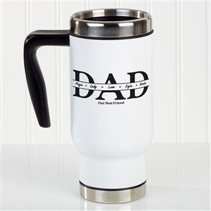 Our Dad Personalized 14 oz. Commuter Travel Mug - 34735