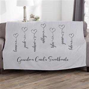 Connected By Love Personalized 60x80 Plush Fleece Blanket - 34849-FL