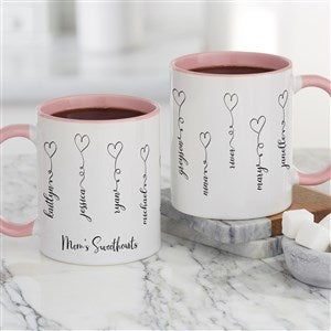 Connected By Love Personalized Coffee Mug 11 oz Pink - 34854-P
