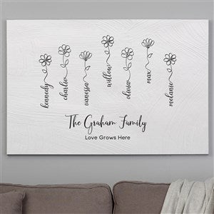 Garden Of Love Personalized Canvas Print - 20x30 - 34868-L