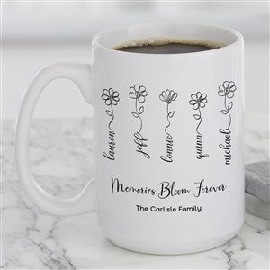 Garden Of Love Personalized Coffee Mug 15 oz White - 34870-L