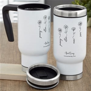 Garden Of Love Personalized 14 oz. Commuter Travel Mug - 34871