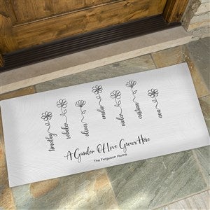 Garden Of Love Personalized Oversized Doormat 24x48 - 34878-O