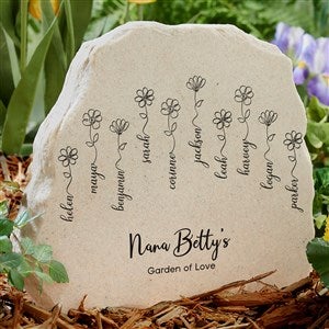 Garden Of Love Personalized Standing Garden Stone - 34882