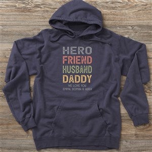 Friend, Husband, Daddy Personalized Hanes Adult ComfortWash Hoodie - 34957-CWHS