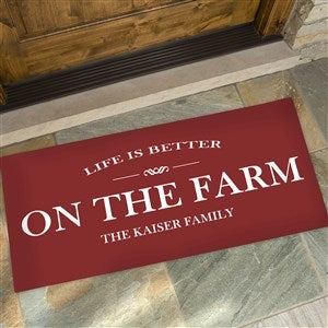 Family Market Personalized Oversized Farmhouse Doormat- 24x48 - 34979-O