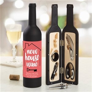 New House Personalized Wine Accessory 5pc Kit - 35023-NH