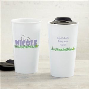 Ears To You Personalized 12 oz. Double-Wall Ceramic Travel Mug - 35028