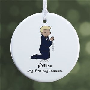 Communion Boy philoSophies Personalized Ornament - Glossy 1 Sided - 35067-1
