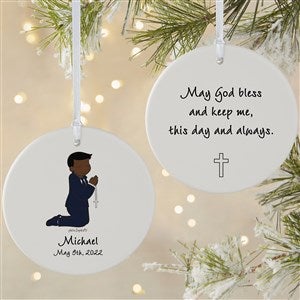 Communion Boy philoSophies Personalized Ornament - Matte 2 Sided - 35067-2L