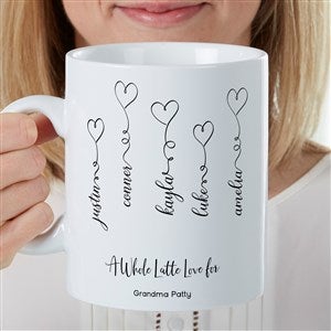 Connected By Love Personalized 30 oz. Oversized Coffee Mug - 35106-30