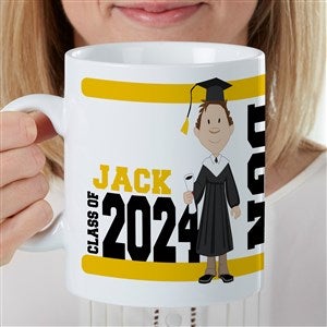 Graduation Characters Personalized 30 oz. Oversized Coffee Mug - 35163