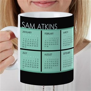 It's a Date! Personalized Calendar 30 oz. Oversized Coffee Mug - 35171