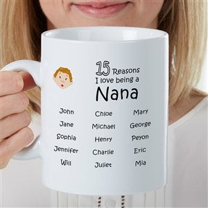 So Many Reasons Personalized 30 oz. Oversized Coffee Mug - 35188