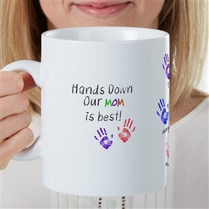 Hands Down Personalized 30 oz. Oversized Coffee Mug - 35189