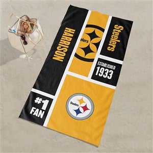 Pittsburgh Steelers NFL Personalized 30x60 Beach Towel - 35244D