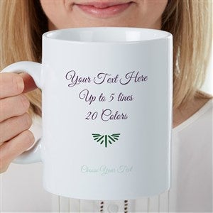 Your Text Here Personalized 30 oz. Oversized Coffee Mug - 35297