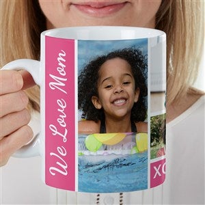 Family Love For Her Photo Collage Personalized 30 oz. Oversized Coffee Mug - 35303