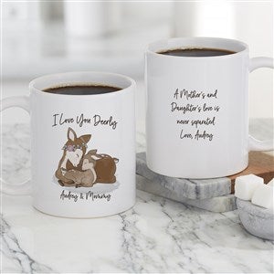Parent & Child Deer Personalized Coffee Mug 11 oz.- White - 35340-S