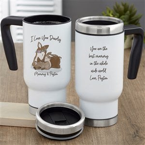 Parent & Child Deer Personalized 14 oz. Commuter Travel Mug - 35342