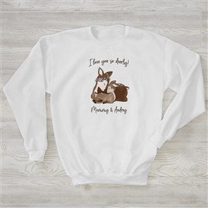 Parent & Child Deer Personalized Hanes Crewneck Sweatshirt - 35346-WS