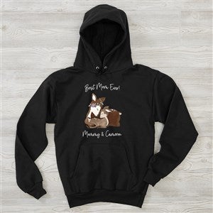 Parent & Child Deer Personalized Hanes® Adult Hooded Sweatshirt - 35346-BHS