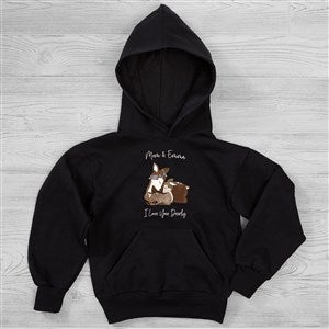 Parent & Child Deer Personalized Hanes Kids Hooded Sweatshirt - 35351-YHS