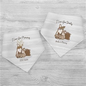 Parent & Child Deer Personalized Bandana Bibs - 35360-BB