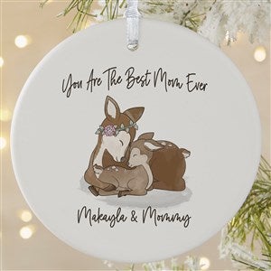 Parent & Child Deer Personalized Ornament-3.75