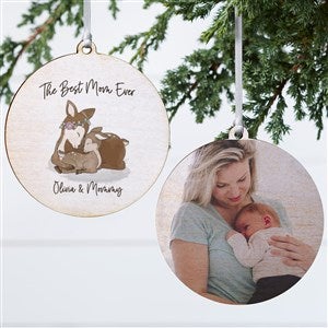 Parent & Child Deer Personalized Ornament- 3.75