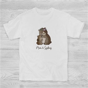 Parent & Child Bear Personalized Hanes Kids T-Shirt - 35377-YCT