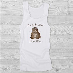 Parent & Child Bear Personalized Ladies Tank Top - 35379-WT