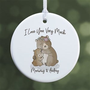 Parent & Child Bear Personalized Ornament- 2.85