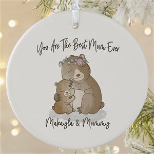 Parent & Child Bear Personalized Ornament-3.75