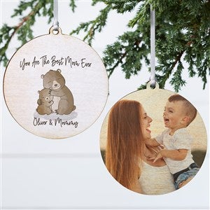Parent & Child Bear Personalized Ornament- 3.75