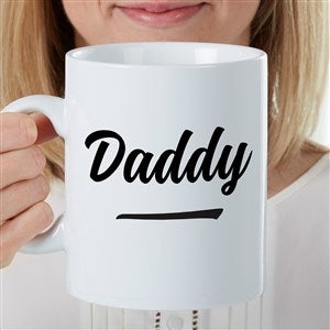 Established Personalized 30 oz. Oversized Coffee Mug For Dad - 35411