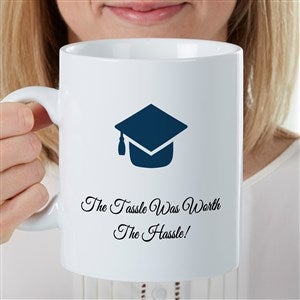 Choose Your Icon Personalized Graduation 30 oz. Oversized Coffee Mug - 35430