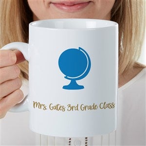 Choose your Icon Personalized Teacher 30 oz. Oversized Coffee Mug - 35435